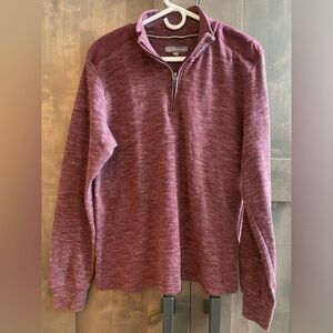 Ike Mens pullover 1/4 neck Sweatshirt